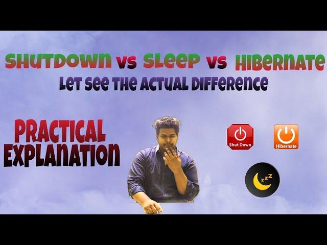 Hibernate VS Sleep | which one is Best ? | Share Tech Tamil