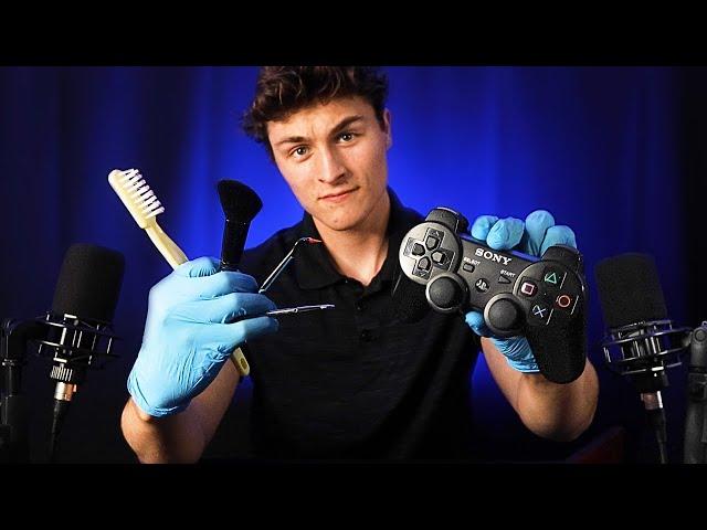 [ASMR] Professional Ps3 Controller Deep Clean! 