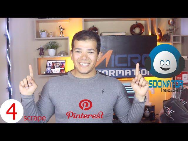 برنامج Socinator Dominator enterprise | شرح scrape data في Pinterest