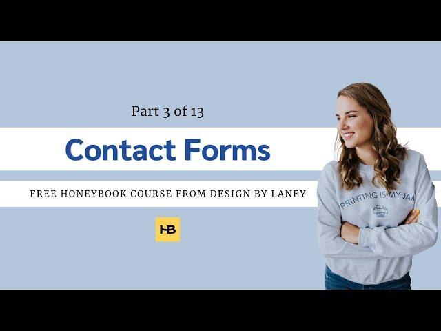 How to Use HoneyBook | Contact Forms