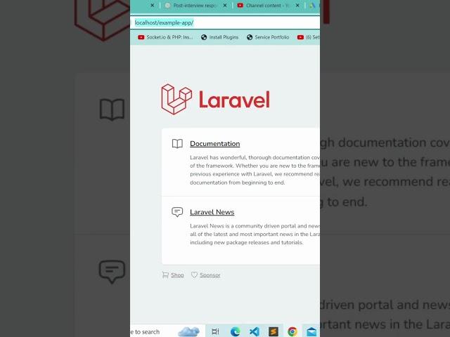 Easy Laravel 9 Installation on XAMPP: A Complete Step-by-Step Guide #laravel #xampp #localhost