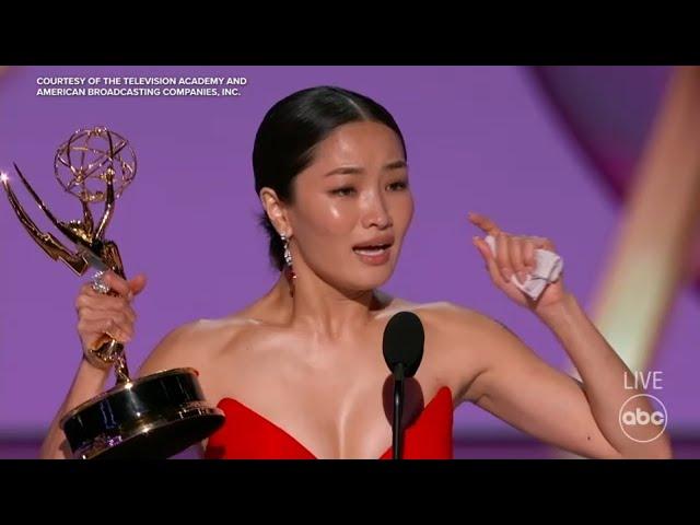 Anna Sawai becomes 1st woman of Asian descent to win Emmy for Lead Actress in Drama