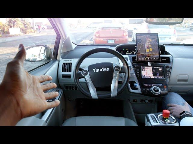 Riding in a Driverless Taxi at CES 2019!