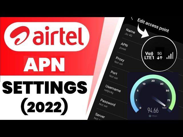 Airtel Apn Setting | Airtel Apn Settings 4g 2023 | How To Increase Airtel 4g Speed