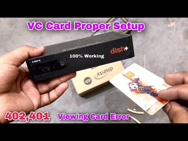 Dish Tv Viewing Card Error 401,402  | Dish Tv Viewing Card | Dish Tv Viewing card Not Found | Dish