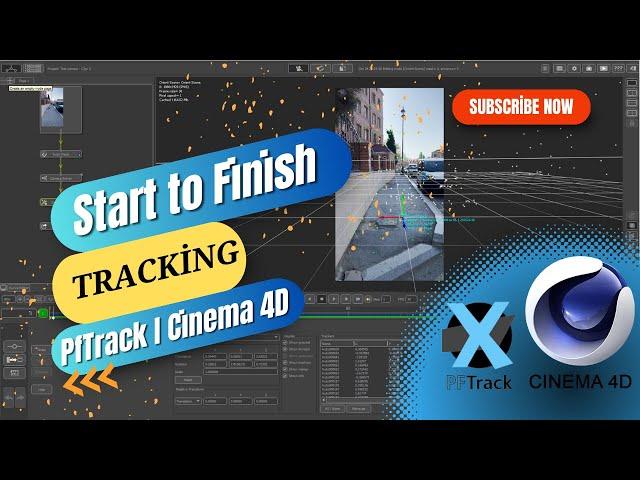 PFTrack Tutorial Start To Finish | Camera Tracking in PFTrack | PFTrack to Cinema 4D Camera Export