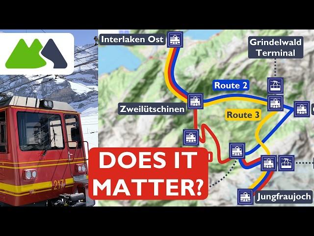 Comparing the 3 Jungfraujoch routes - Which route is best for you?