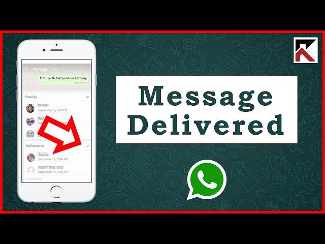 How To Check If Message Was Delivered On WhatsApp iPhone