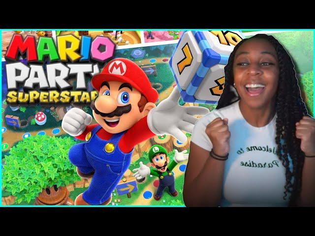 WE BACK AGAIN!!! | Mario Party Superstars w/ @DwayneKyng @AyChristeneGames @xHeyCharliex