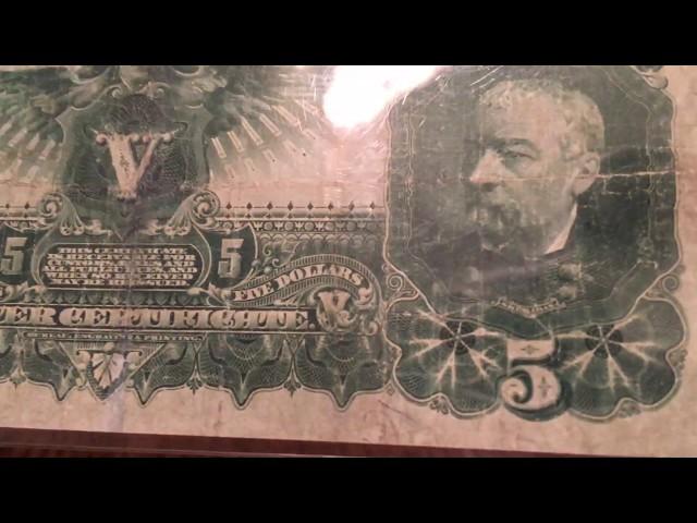 1896 $5 educational note