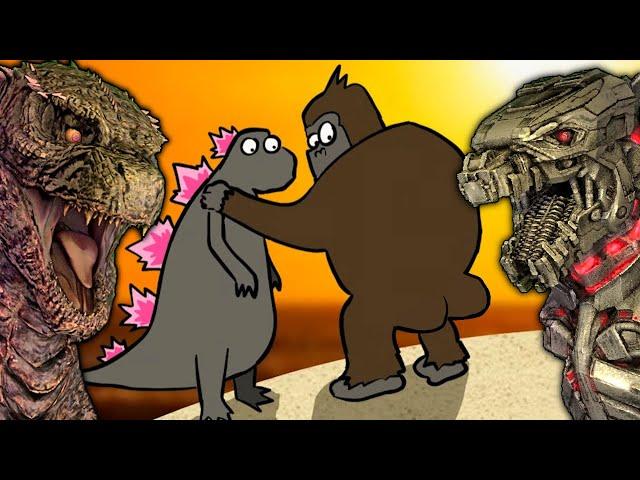 Funny Godzilla x Kong Videos with Mecha