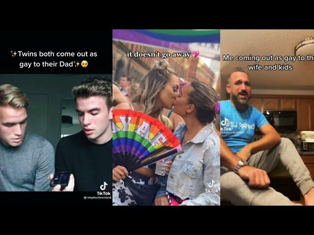 LGBT coming out compilation️‍️‍ TikTok compilation