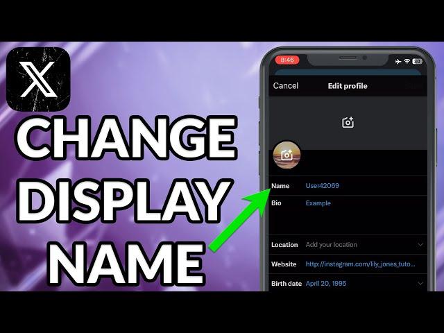 How To Change Twitter (X) Display Name