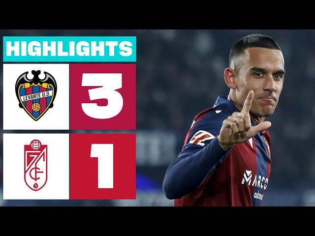 LEVANTE UD 3 - 1 GRANADA CF I HIGHLIGHTS LALIGA HYPERMOTION