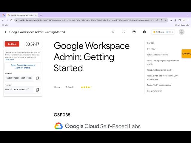 Google Workspace Admin: Getting Started || #qwiklabs || #GSP035 ||  [With Explanation️]