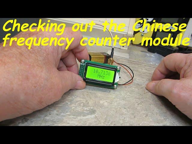 DERB - Checking out the Chinese Frequency counter module