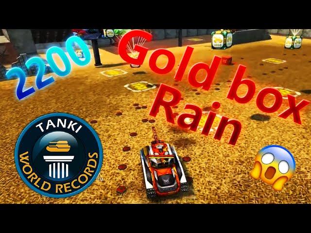 Tanki Online - 2200 Gold box Rain!! Tankers Day 2019 [World Record]