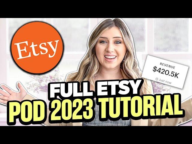 FULL Etsy & Print on Demand Printify 2023 2024 Tutorial