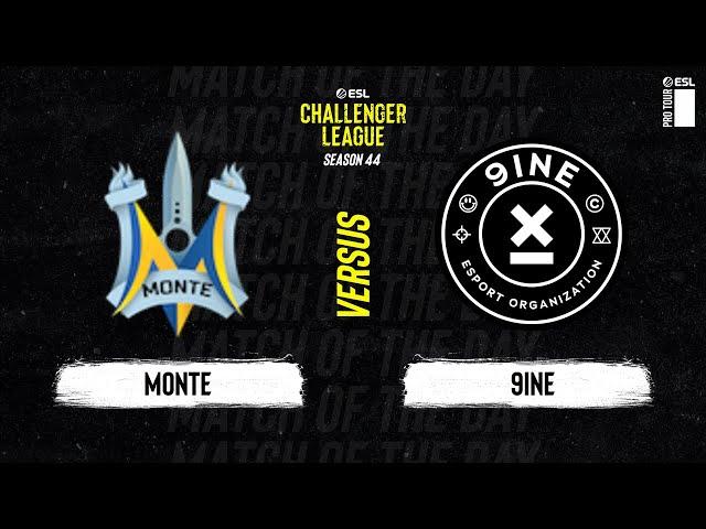 Monte vs. 9INE - Map 2 [Vertigo] - ESL Challenger League Season 44 Europe - Upper bracket