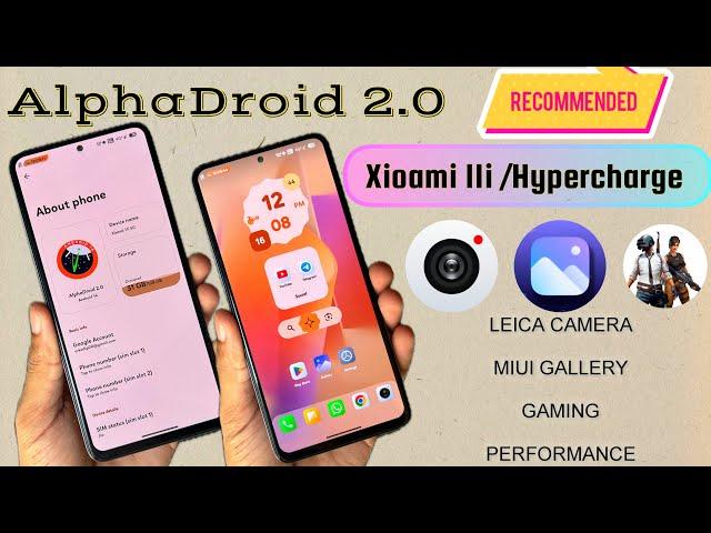 Recommend :AlphaDroid on Xiaomi 11i/Hypercharge: Leica Camera,90 Fps Gaming,Features & Performance