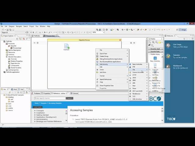 BusinessWorks Tutorial to Build a FilePoller applicaton