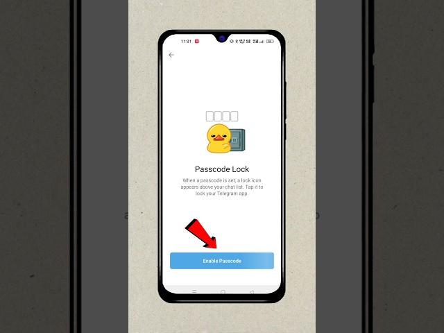 How To Enable Telegram Passcode Lock  Telegram Passcode Lock Kaise Lagaye  #shorts