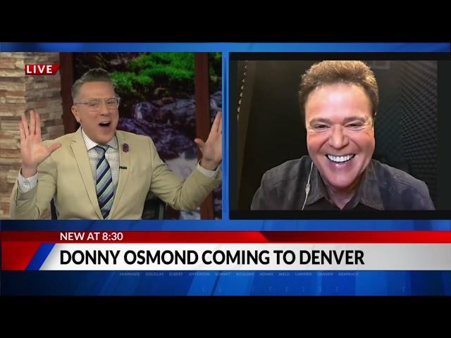 Donny Osmond: "I wash off with him every morning!"