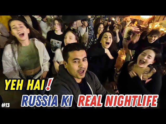 Indian party with Russian Girls on street of Moscow  | (Family friendly video)