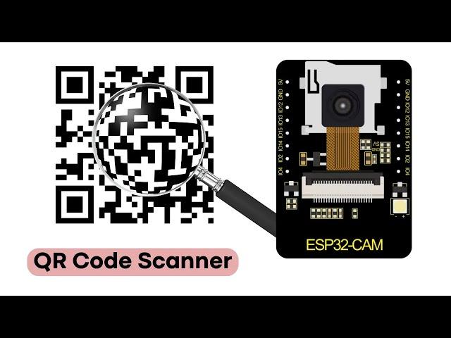 QR Code Scanner with ESP32 CAM Module & OpenCV Python Library