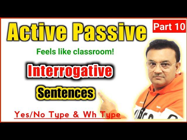 Passive Voice of Interrogative Sentences | Active and Passive Voice In English Grammar in Hindi |