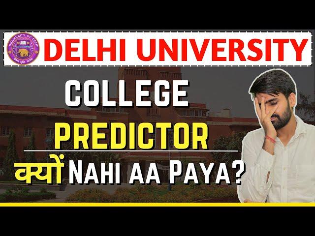 Kyu nhi aaaya? | College Predictor!! | Reality?