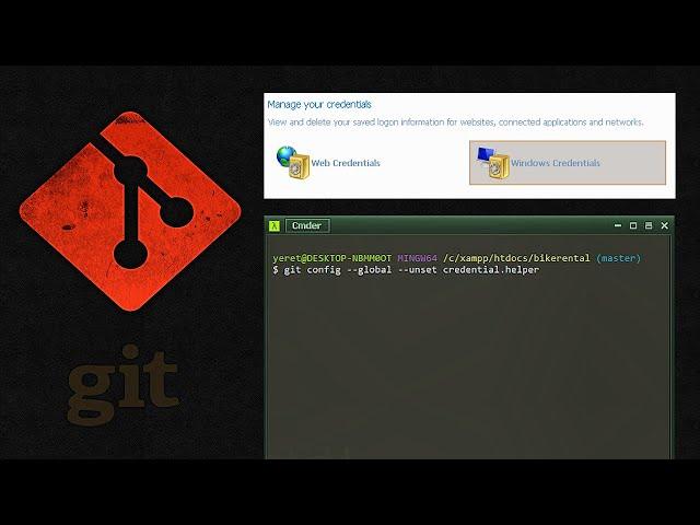 Logout GIT in Windows & Command Line (GitHub Tutorial)