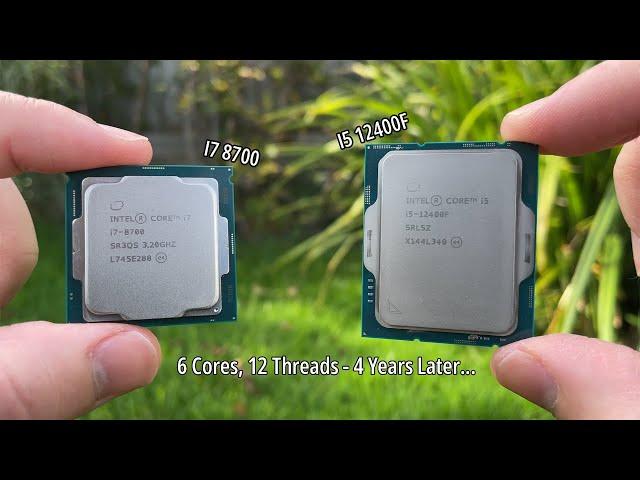 I7 8700 vs I5 12400F - 6 Cores and 12 Threads, 4 Years Later