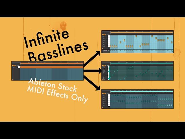 Generating Unlimited Basslines with Ableton Live's MIDI Effects ⎮ Generative Music Part 1