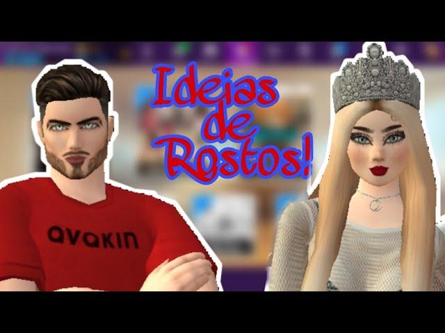 IDÉIAS DE ROSTOS *feminino e masculino* //avakin life