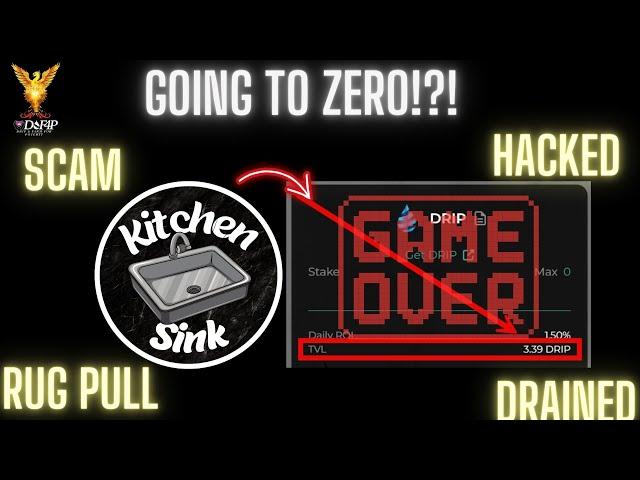 Drip Network Kitchen sink tvl going to zero is it game over