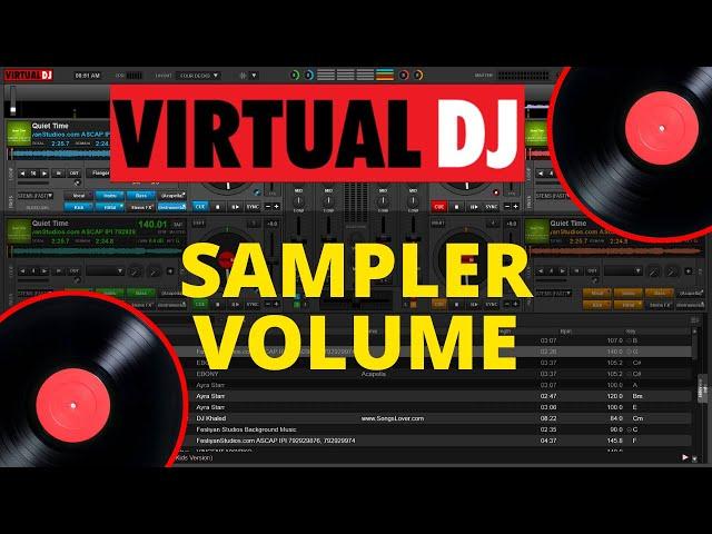 Virtual DJ 2023 Tips: how to control SAMPLER VOLUME ️