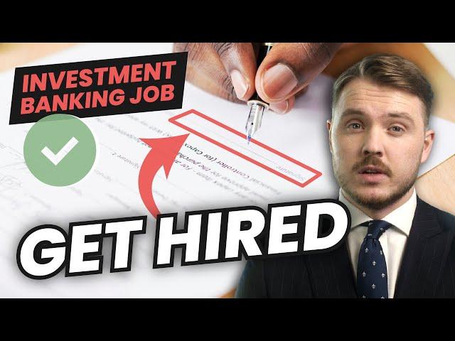 How to Get a Job in Investment Banking