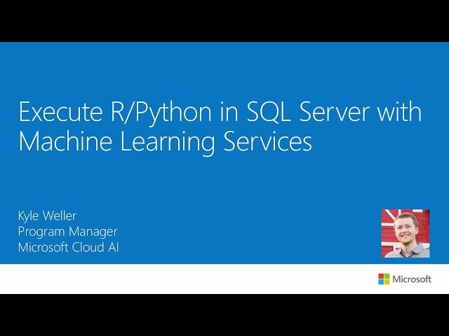 How to Execute RPython in SQL Server with Machine Learning Services