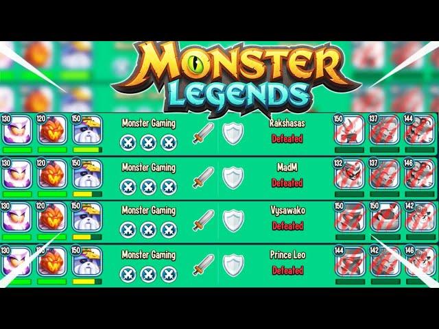 Monster Legends: USING LEGENDARY MONSTERS IN TEAM WARS! | LEGENDARY VS MYTHICS!