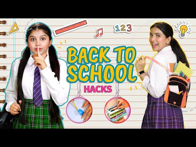 BACK TO SCHOOL - Teenager Life Saving Hacks | Anaysa