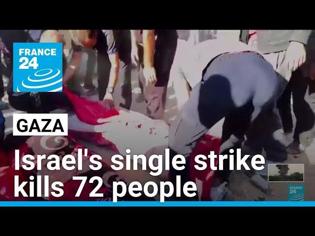 Dozens killed and wounded in Israeli strikes across Gaza • FRANCE 24 English