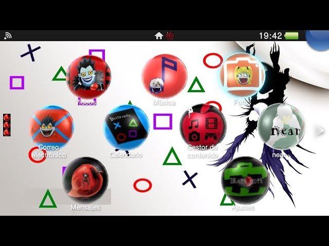 psvita h encore install custom themes death note