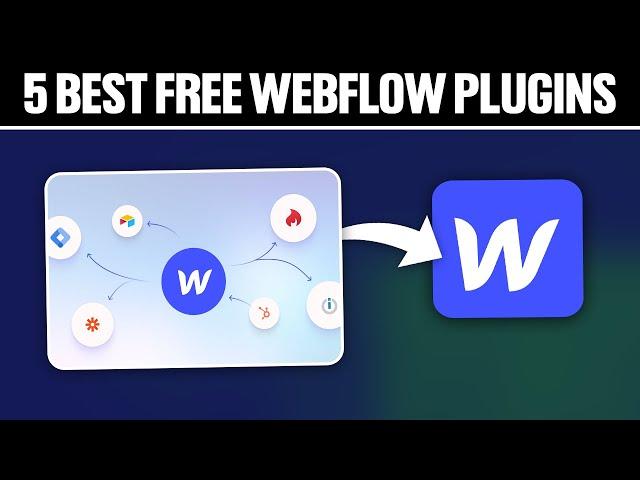 5 Best Free Webflow Plugins You Must Have 2024! (BEST FREE PLUGINS)