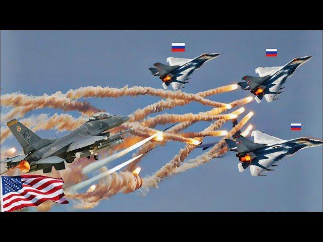 Just Happened! US F-16 Pilot Air Battle, Shoots Down Russian SU-57 Fighter Jet Again | Right on the