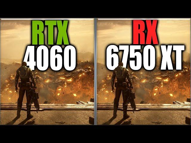 RTX 4060 vs RX 6750 XT Benchmarks