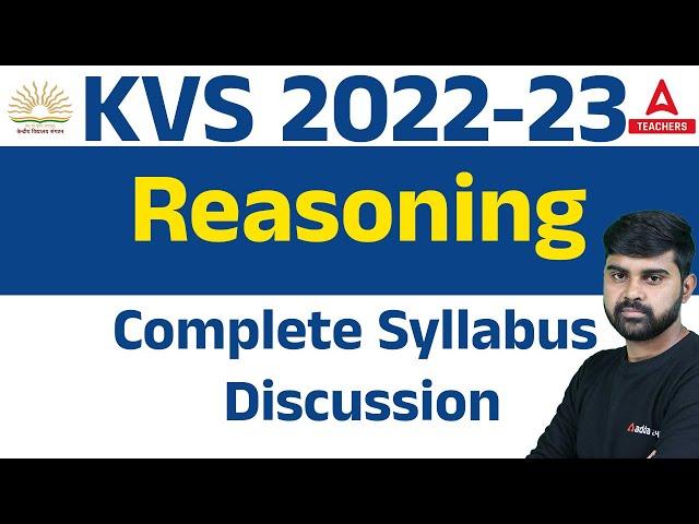 KVS Reasoning Syllabus 2022-23 | Complete Information