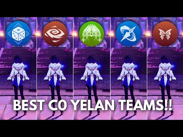 5 BEST TEAMS for YELAN!! [ Genshin Impact ]