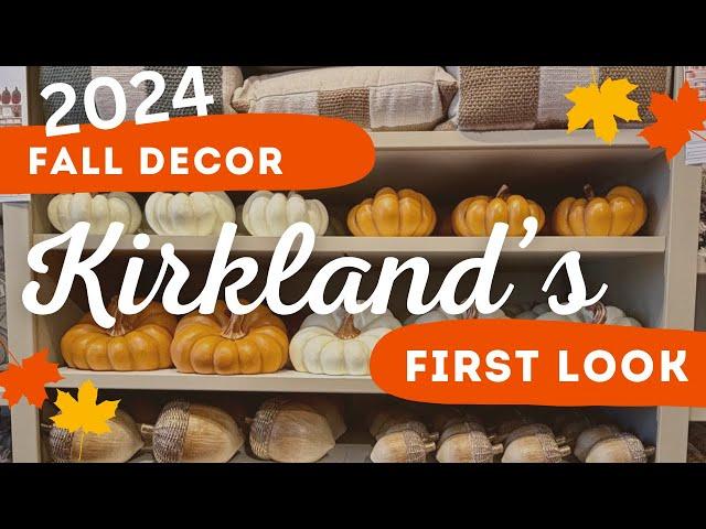 First look at KIRKLAND'S FALL 2024 DECOR! FALL PREVIEW | Shop with ME!