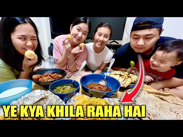 Foreigners Try India Food for The First Time  Indian Food Reaction